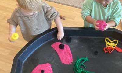 Playdough Poppy Flower