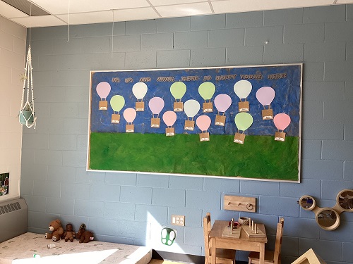 final product of ongoing wall