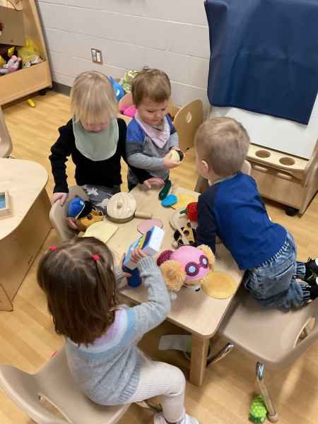 children playing at risingoaks st.patrick