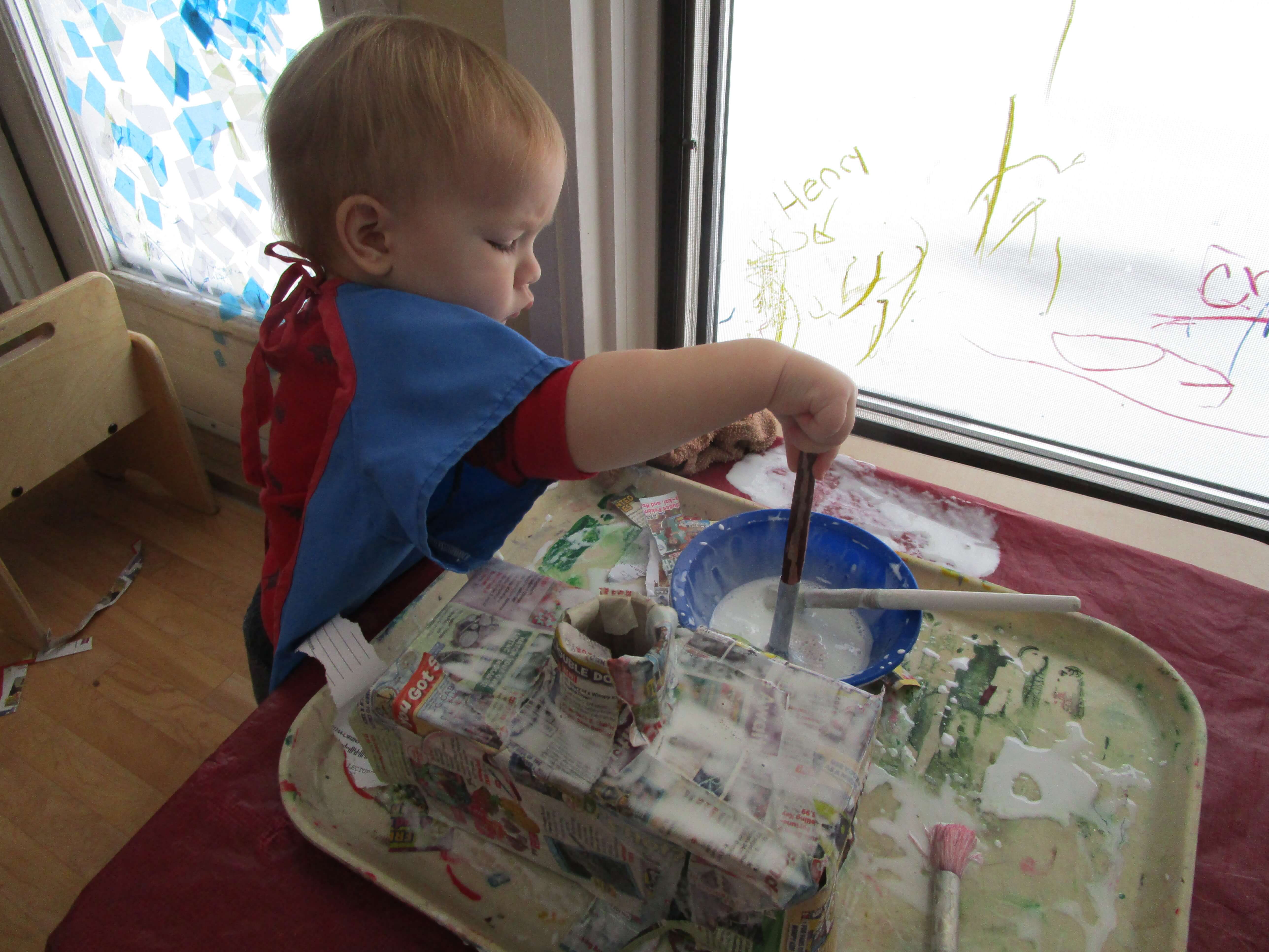 making a paper mache camera